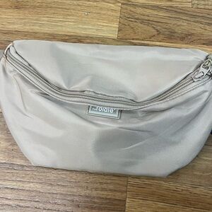 Tolale Beige Crossbody Bag - Lightweight Nylon Travel Pouch